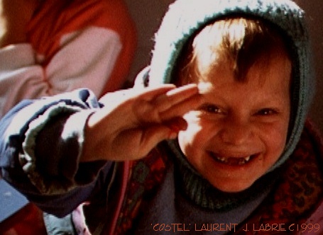 Costel, a young boy with AIDS