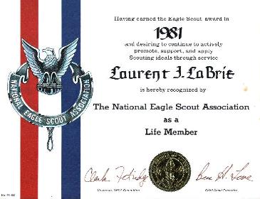 Life Member Eagle Scout Association