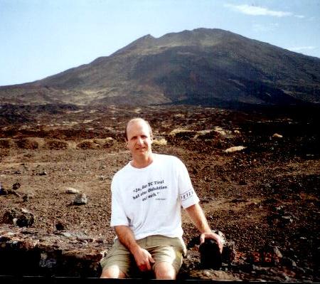 Me in front of Teide Mountain Io davante al Monte Teide