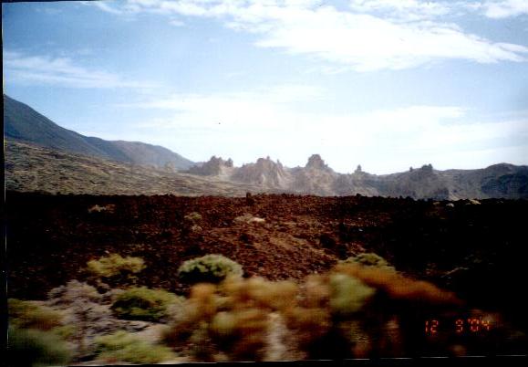 lava flows in Teide national park lava nel Parco Nazionale Teide