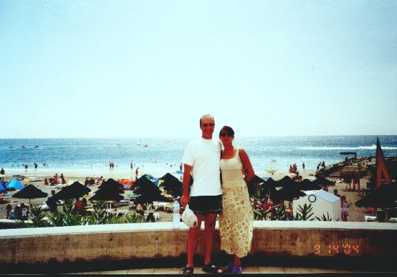 Il visto dal Tenerifa verso l'oceano atlantico. The view towards the sea from Tenerife.