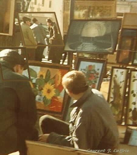 art market in Chisinau, Moldova, 1997