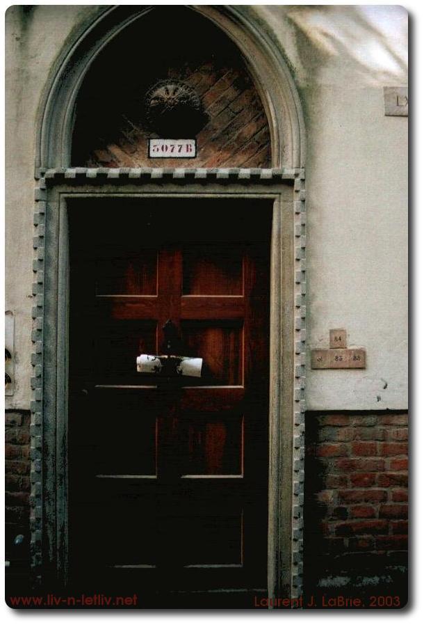 Door in Venice, Italy, 2003