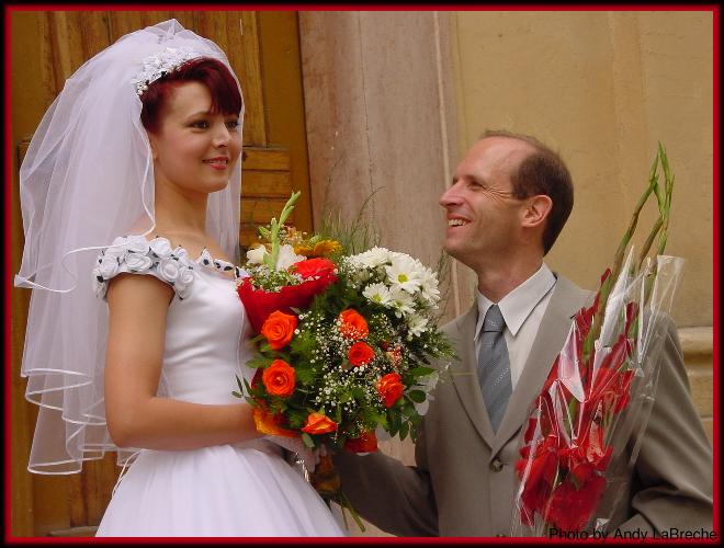 Aurelia and me after the wedding